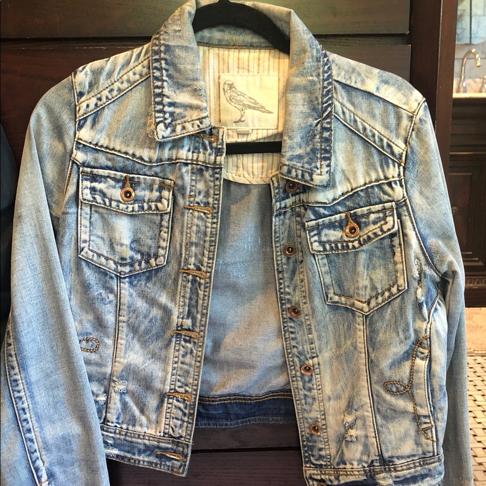 White Crow Light Blue Jean Jacket - NWOT
